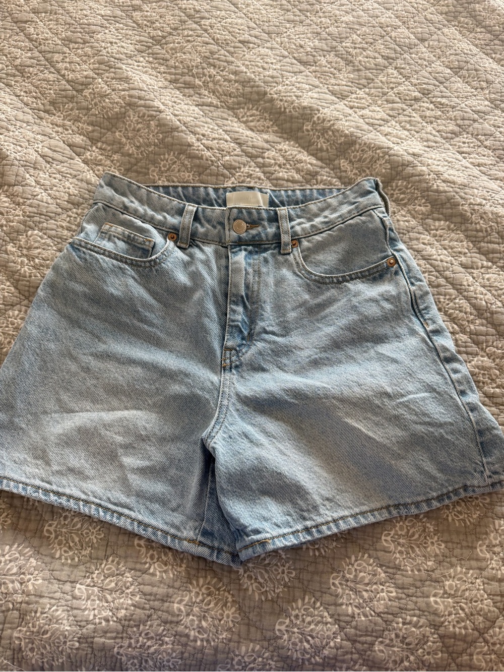 H& M Light Wash Denim Women's Shorts